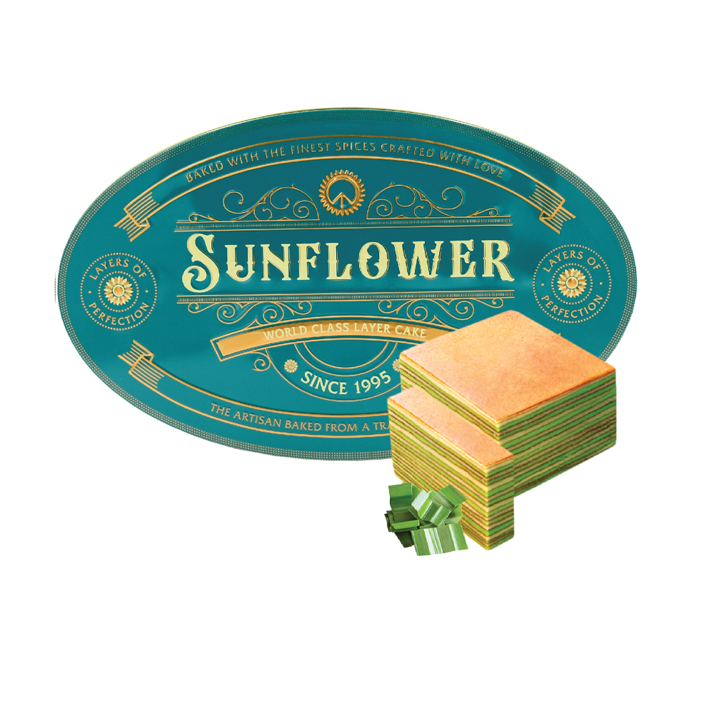 Pandan layer cake