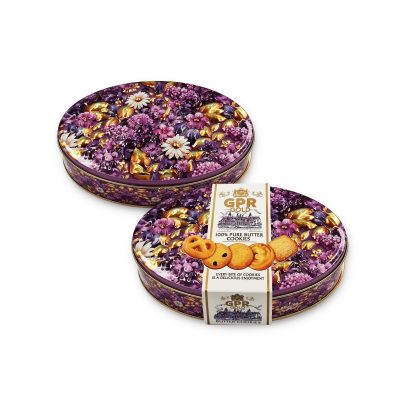 114g GPR Gold pure butter cookies - Flowers designs