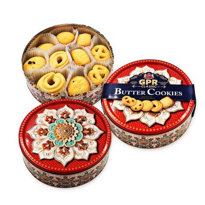 340g GPR Classic Butter Cookies - Central Asia design